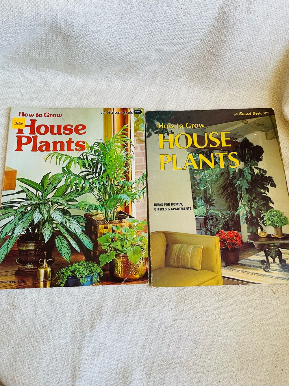 Vintage 70s Sunset How to Grow House Plants Magazines Lot of 2